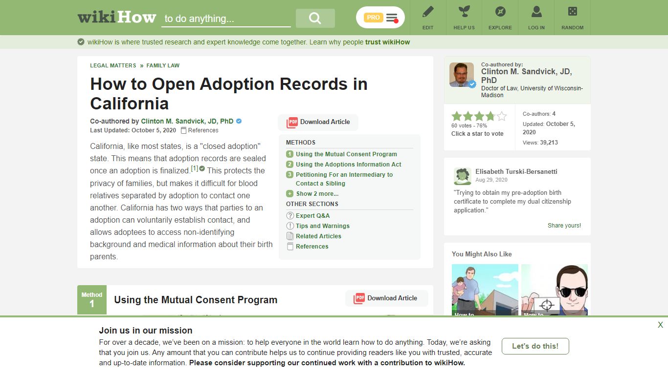 5 Ways to Open Adoption Records in California - wikiHow